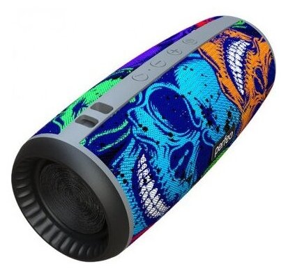 Bluetooth-колонка Perfeo SKULLS FM USB, AUX,12Вт,2600mAh 30014714