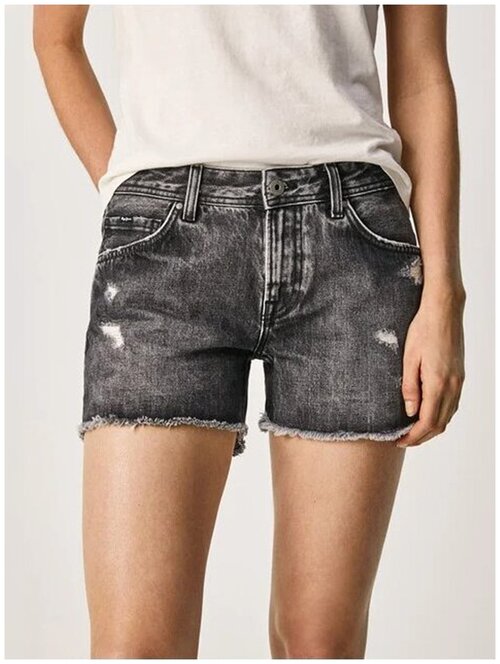 Шорты для женщин, Pepe Jeans London, модель: PL801004VY0, цвет: серый, размер: 31