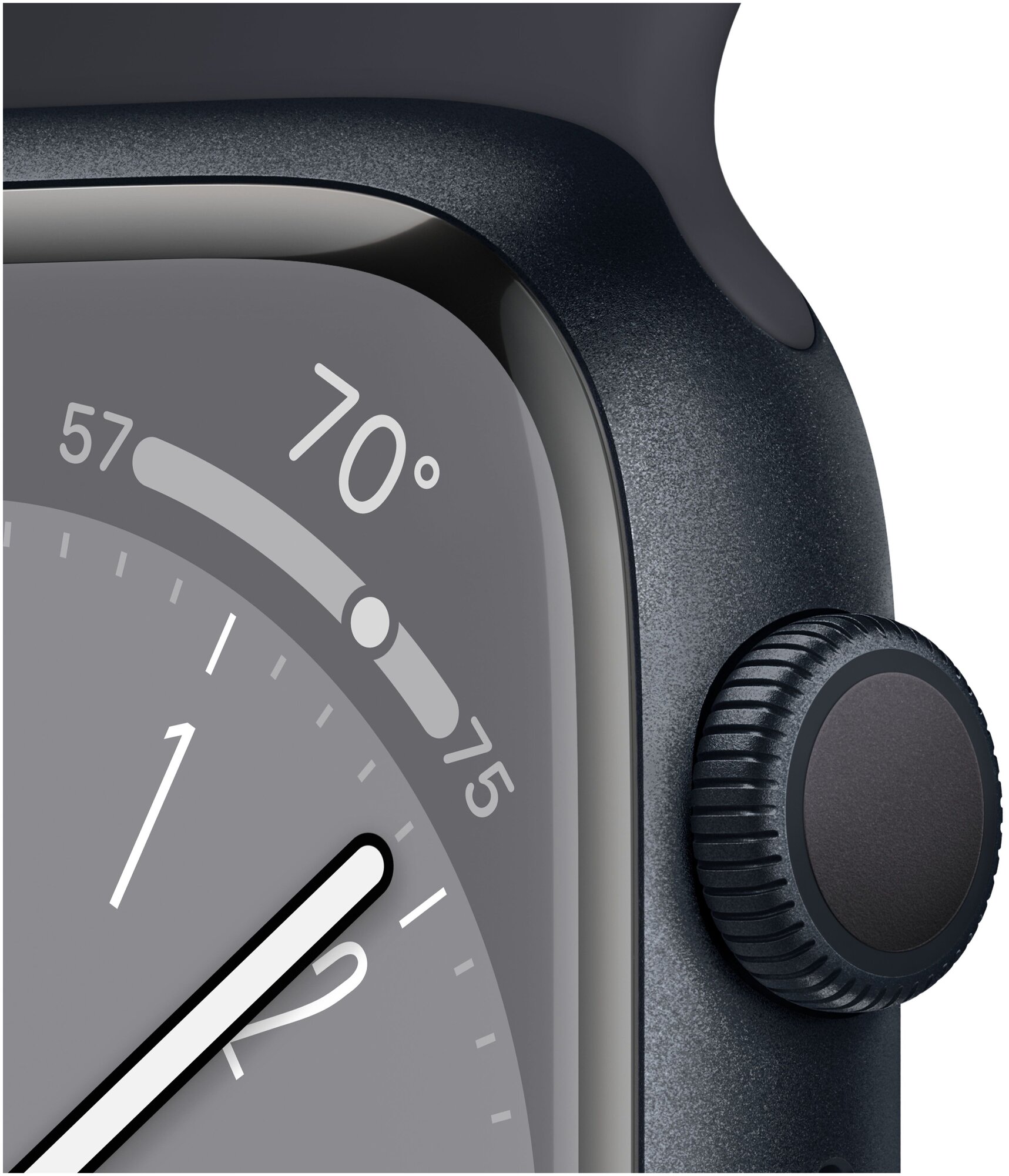Умные часы Apple Watch Series 8 45mm Sport S/M (MP6P3LL/A) Silver - фото №7