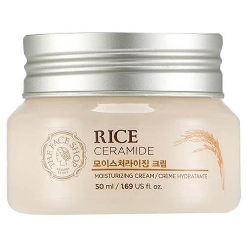 TheFaceShop Rice Сeramide Moisturizing Cream Увлажняющий крем для лица с рисом и керамидами, 50 мл