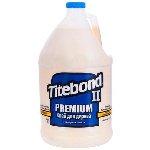 Клей ПВА столярный Titebond II Premium водостойкий D3 4,22 кг столярный пва клей для дерева titebond ii premium d3 118 мл