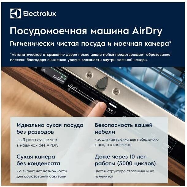 Встраиваемые посудомоечные машины ELECTROLUX EEA12100L - фотография № 13