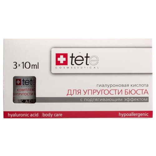 TETe Cosmeceutical Средство для тела гиалуроновая кислота для упругости бюста, 30 мл tete cosmeceutical гиалуроновая кислота с анти акне комплексом 30 ml