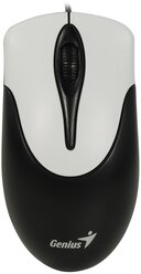 Мышь NetScroll 100 V2, USB, чёрный/серебристый (black, optical 1000 dpi, подходит под обе руки) new package