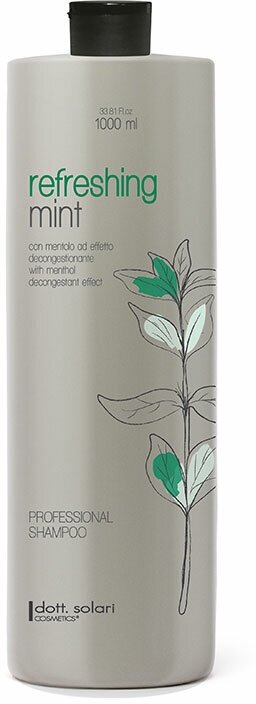 DOTT. SOLARI COSMETICS REFRESHING MINT шампунь освежающая мята 1000МЛ