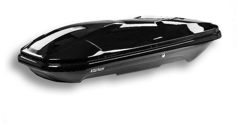 Автомобильный бокс (багажник на крышу) Koffer Sport 2090х860х390 черный глян