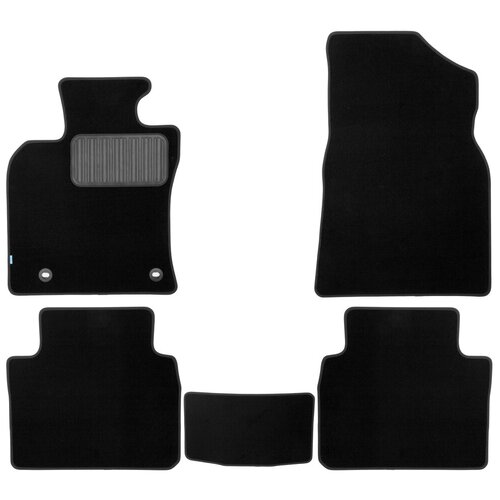 фото Klever коврики в салон klever premium toyota camry, 2018-&gt;, сед., 5 шт. (текстиль)