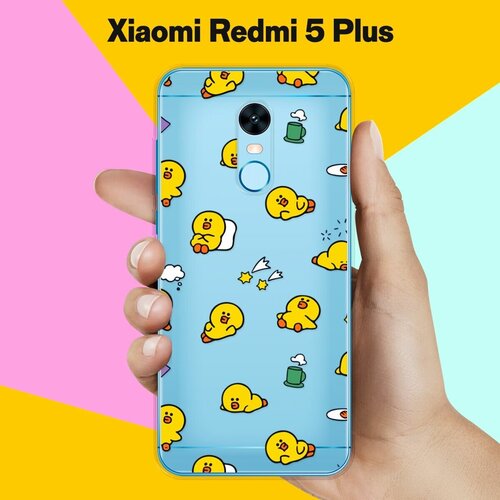Силиконовый чехол на Xiaomi Redmi 5 Plus Утята / для Сяоми Редми 5 Плюс
