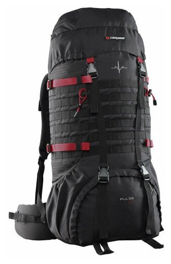 Рюкзак туристический CARIBEE Pulse 2000г, черный (80л)
