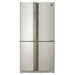 Холодильник Sharp 172x89.2x77.1 см, объем камер 345+211, No Frost, морозильная камера снизу, бежевый