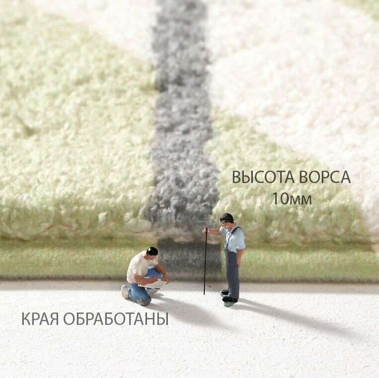 40x120см Прикроватный коврик FOREST CAT в детскую комнату с мягким ворсом в стиле Сканди разного цвета и сюжета — фото 1