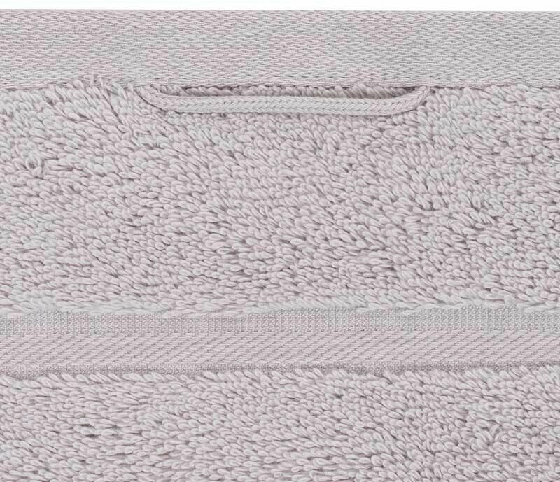 Полотенце махровое Pappel Cirrus/S 30x50, цвет серый - фотография № 4