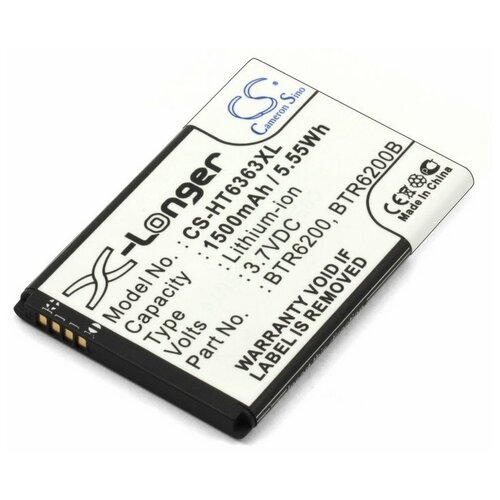 фото Аккумулятор для htc 35h00134-09m, bb00100, bb96100 (1500mah) cameron sino