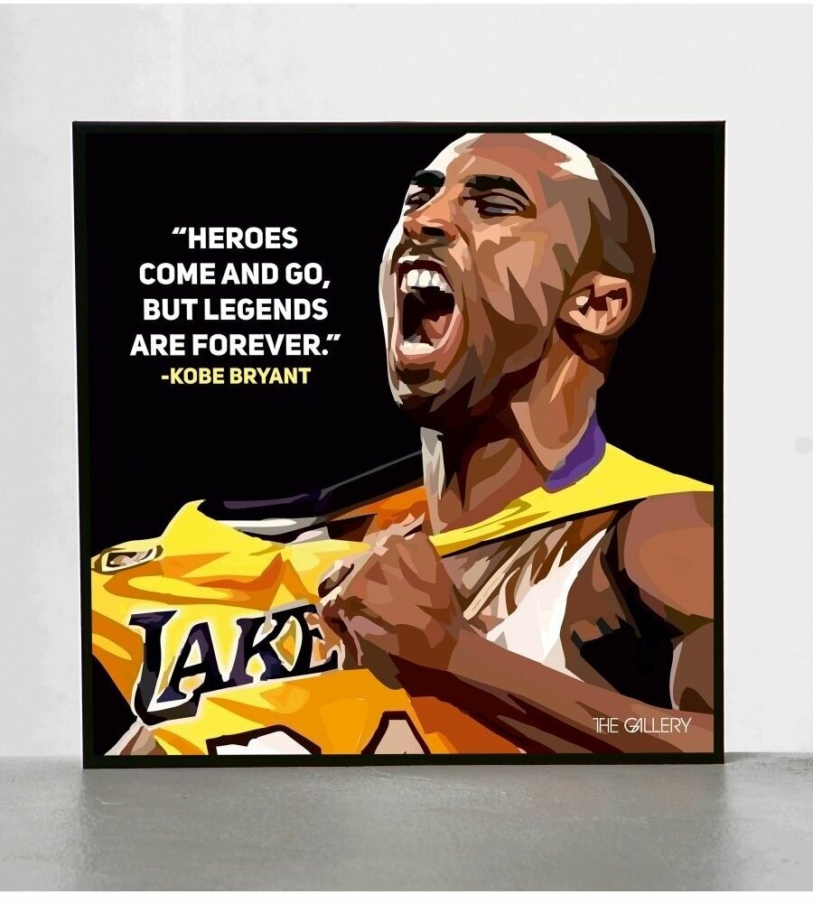 Картина постер Поп-арт Коби Брайант Баскетболист NBA