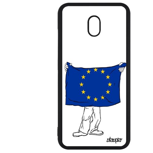 фото Чехол на телефон redmi 8a, "флаг европы с руками" государственный патриот utaupia