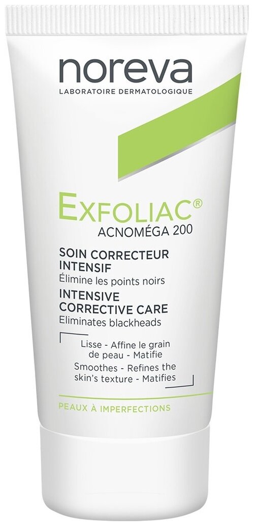 Noreva laboratories крем Exfoliac Acnomega 200, 30 мл