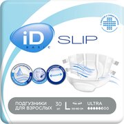 Подгузники для взрослых iD Slip Basic, L, 100-160 см, 30 шт./уп.