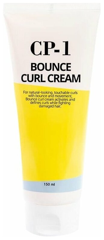 Esthetic House Увлажняющий крем для поврежденных волос Bounce Curl Cream, 180 г, 150 мл, туба