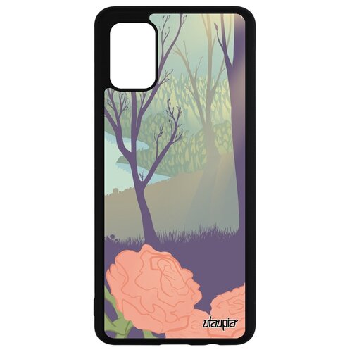 фото Чехол на телефон samsung galaxy a51, "лесные розы" розы свет utaupia