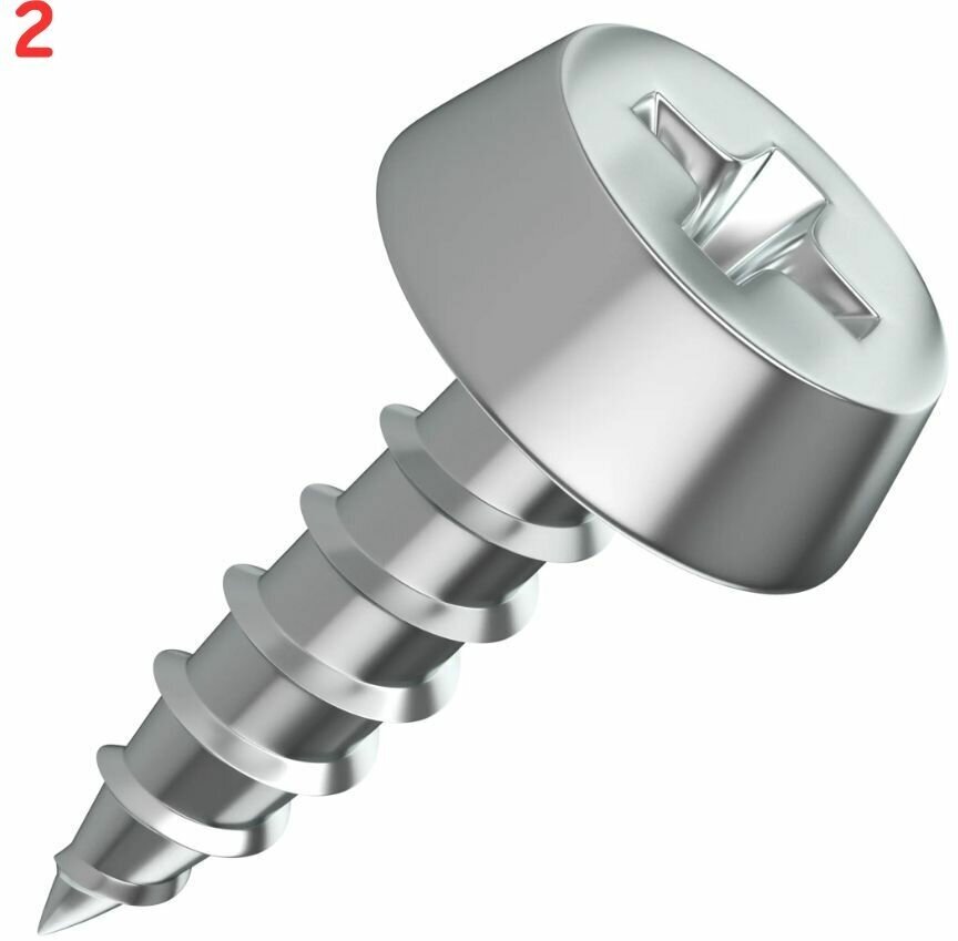 Саморезы для металла оцинкованные 3.5x11 на вес (около 943 шт./кг) (2 шт.)