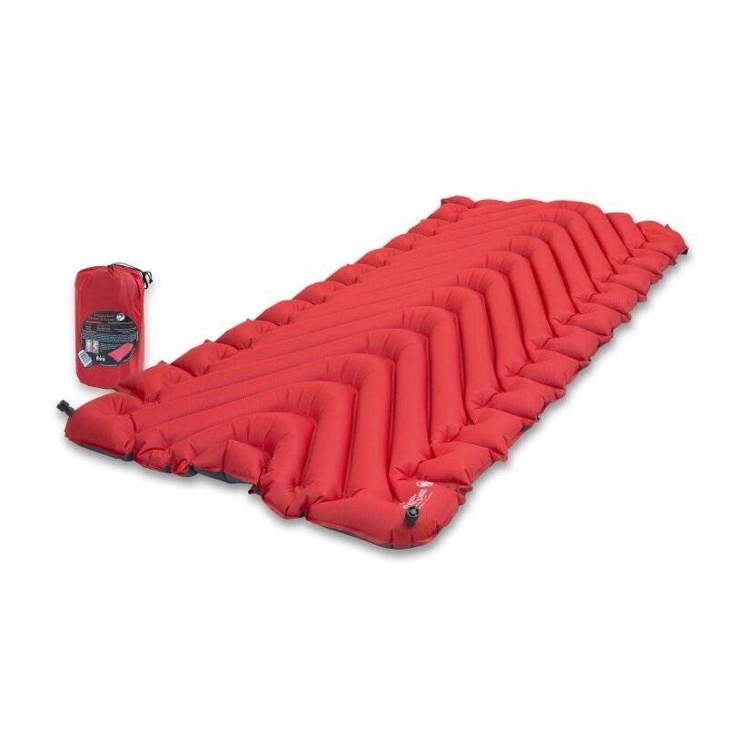 Надувной коврик Klymit Insulated Static V Luxe pad Red, красный (06LIRd01D)