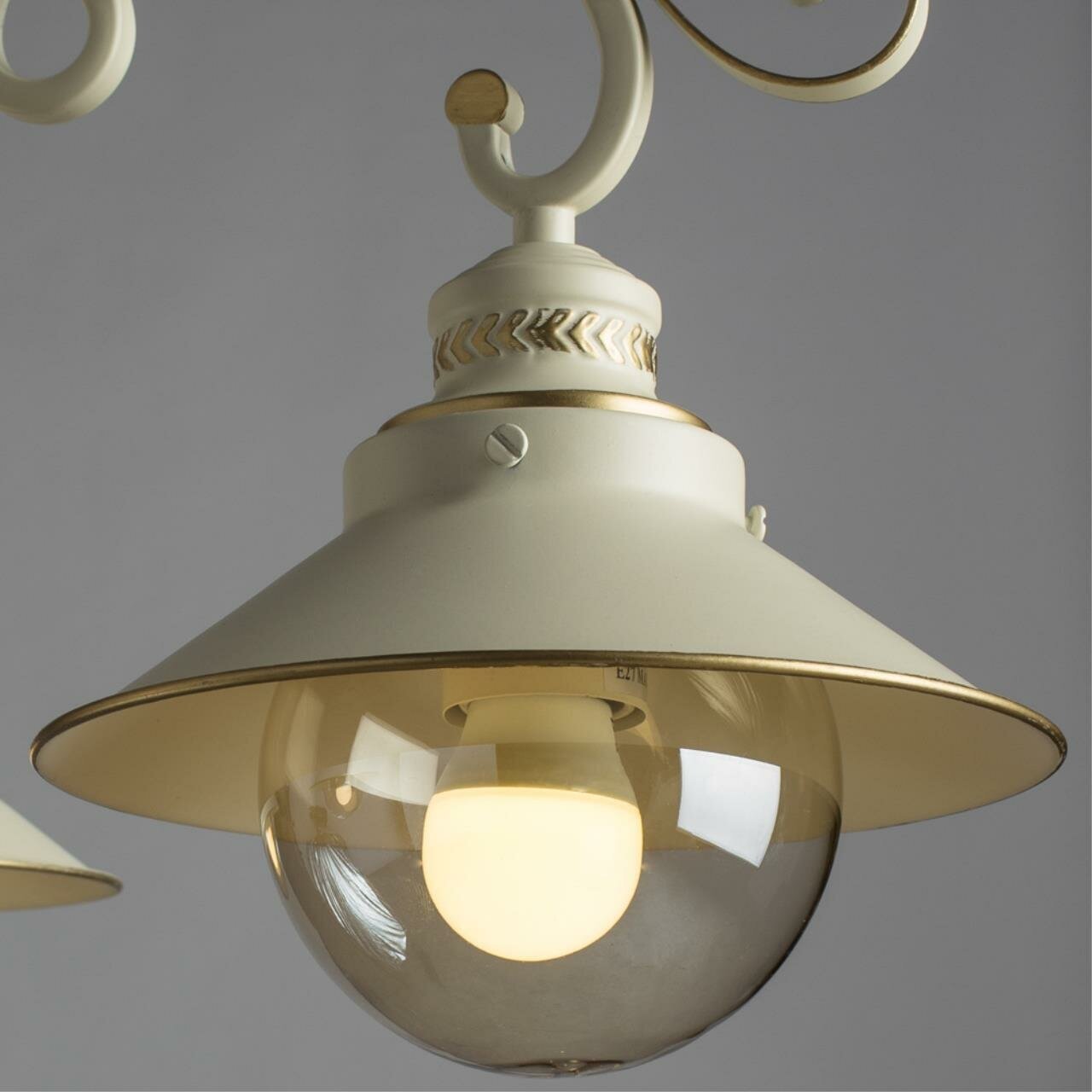 Люстра Arte Lamp Grazioso A4577PL-3WG, E27, 180 Вт, кол-во ламп: 3 шт., цвет: белый - фотография № 15