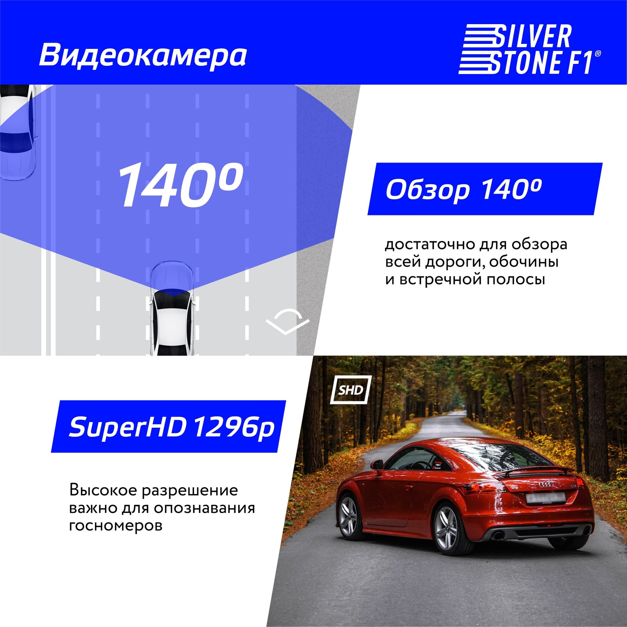 Видеорегистратор SilverStone F1 A90-GPS Crod Poliscan GPS