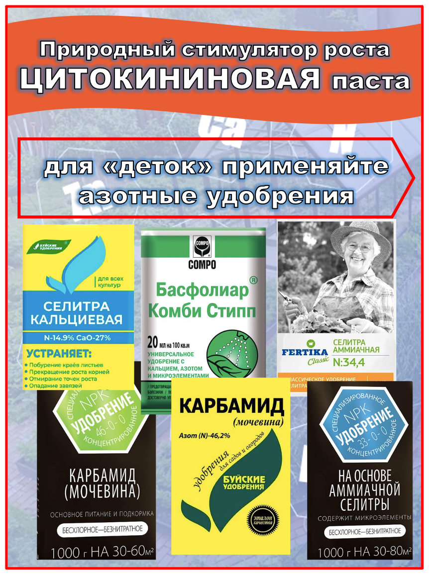 Удобрение TUTBIO Цитокининовая паста, 0.0015 л, 0.01 кг, количество упаковок: 1 шт. - фотография № 5