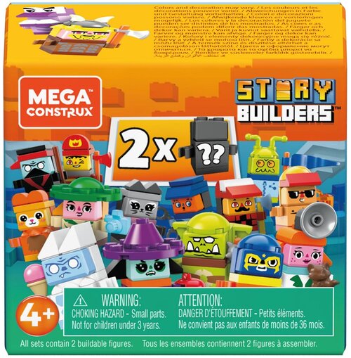 Конструктор Mega Construx Story Builders GRG43 Герои (в непрозрачной упаковке(