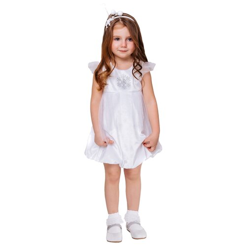 фото Костюм маленькой снежинки (4780), 104 см. пуговка