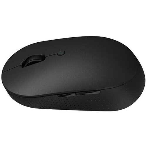 Мышь Xiaomi Mi Dual Mode Wireless Mouse Silen Edition Receiver Black WXSMSBMW02 / HLK4041GL new 2022 dual 2 4ghz wireless wired mode mouse rechargeable gaming mouse mute luminous joystick office custom pebble features