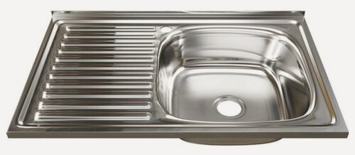 Изображение товара Кухонная мойка Mixline 50х80 (0,6) прав вып 3 1/2 16см с сифоном