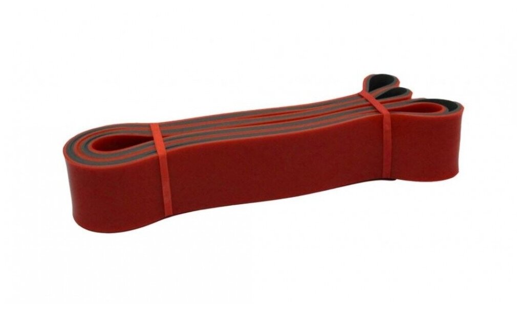 Резина для фитнеса двухцветная (петля 45 мм) нагрузка 17-54 кг, оранжевая - ESPADO