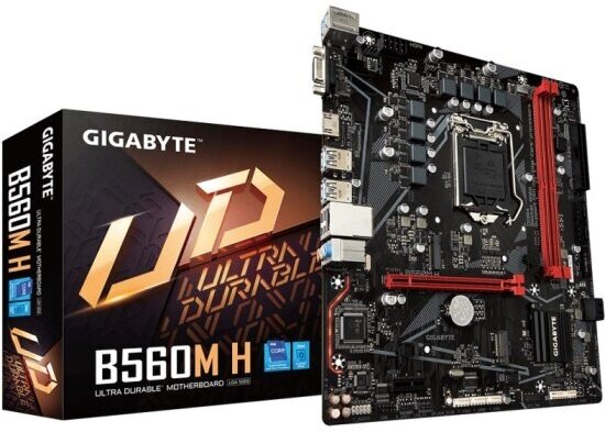 Материнская плата Gigabyte B560M H (LGA1200, mATX)