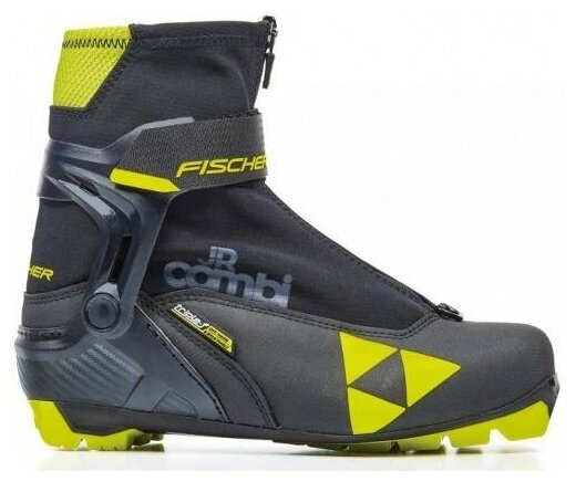 Лыжные ботинки Fischer Jr Combi S40420 NNN (черный/салатовый) 2020-2021 38 EU
