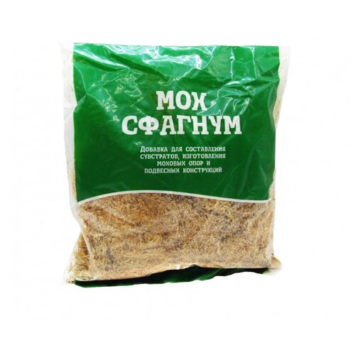 Мох сфагнум для изготовления субстратов, Ивановское, 1л
