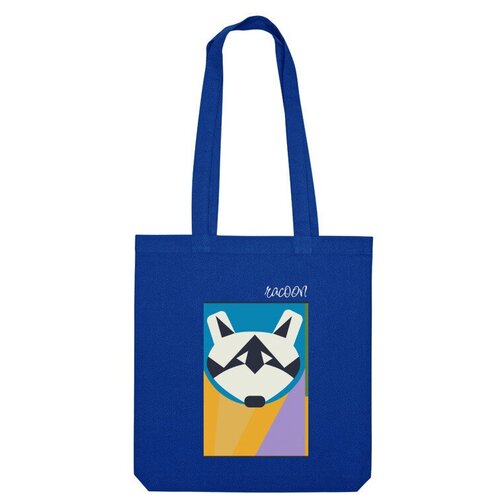 Сумка шоппер Us Basic, синий сумка геометрический кот в ярости оранжевый