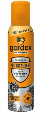 Аэрозоль Gardex EXTREME от клещей, 150 мл