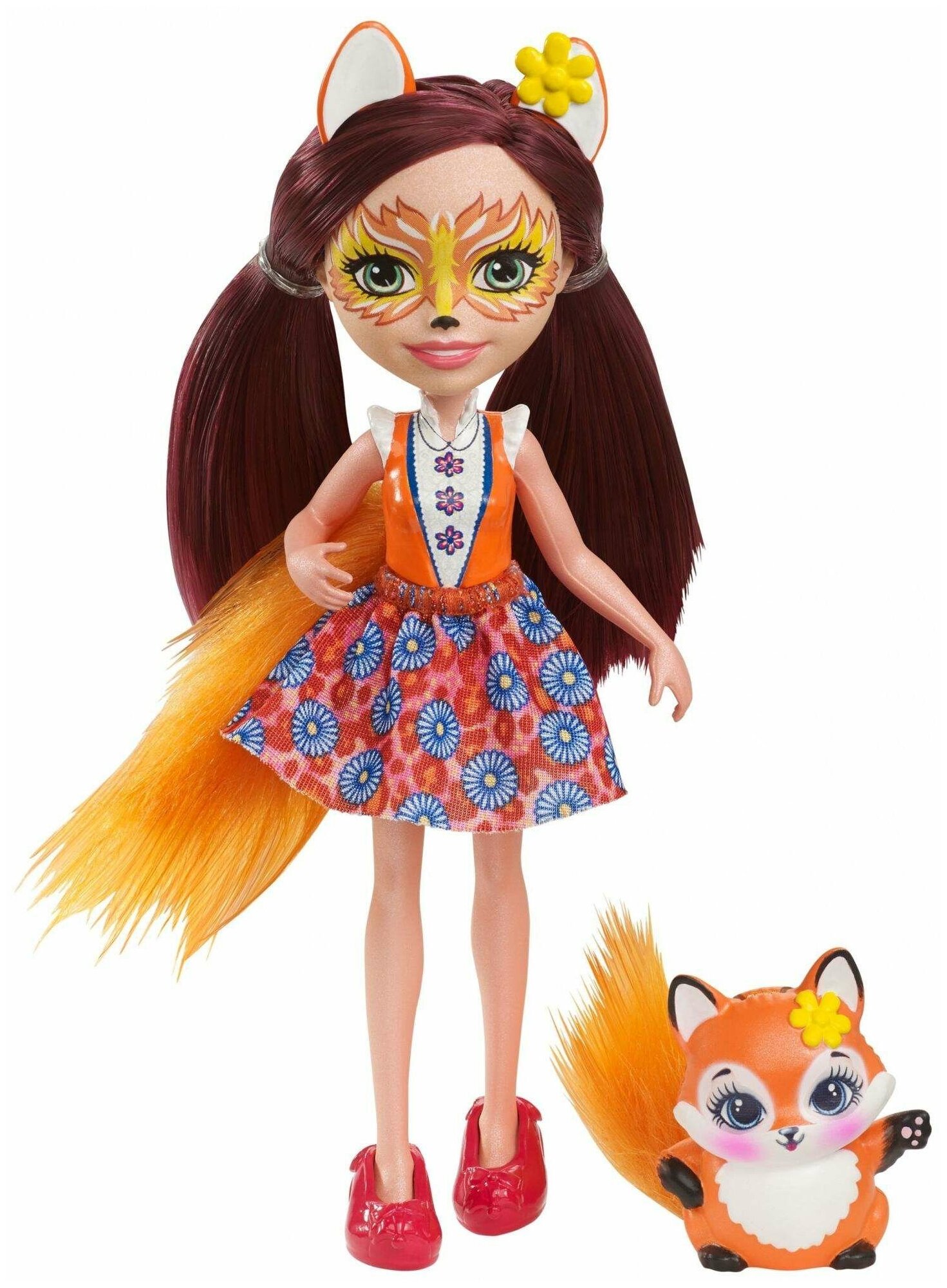 Mattel Enchantimals DVH89 Кукла Фелисити Лис, 15 см