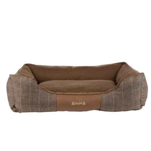 Лежак для собак и кошек Scruffs Windsor Box Dog Bed 90х70х26 см 90 см 70 см коричневый 26 см