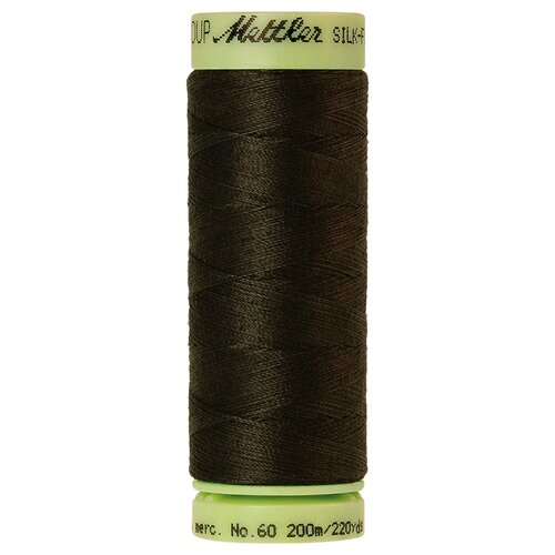 Нить для машинного квилтинга SILK-FINISH COTTON 60, 200 м 100% хлопок 0719 Avocado ( 9240-0719 )