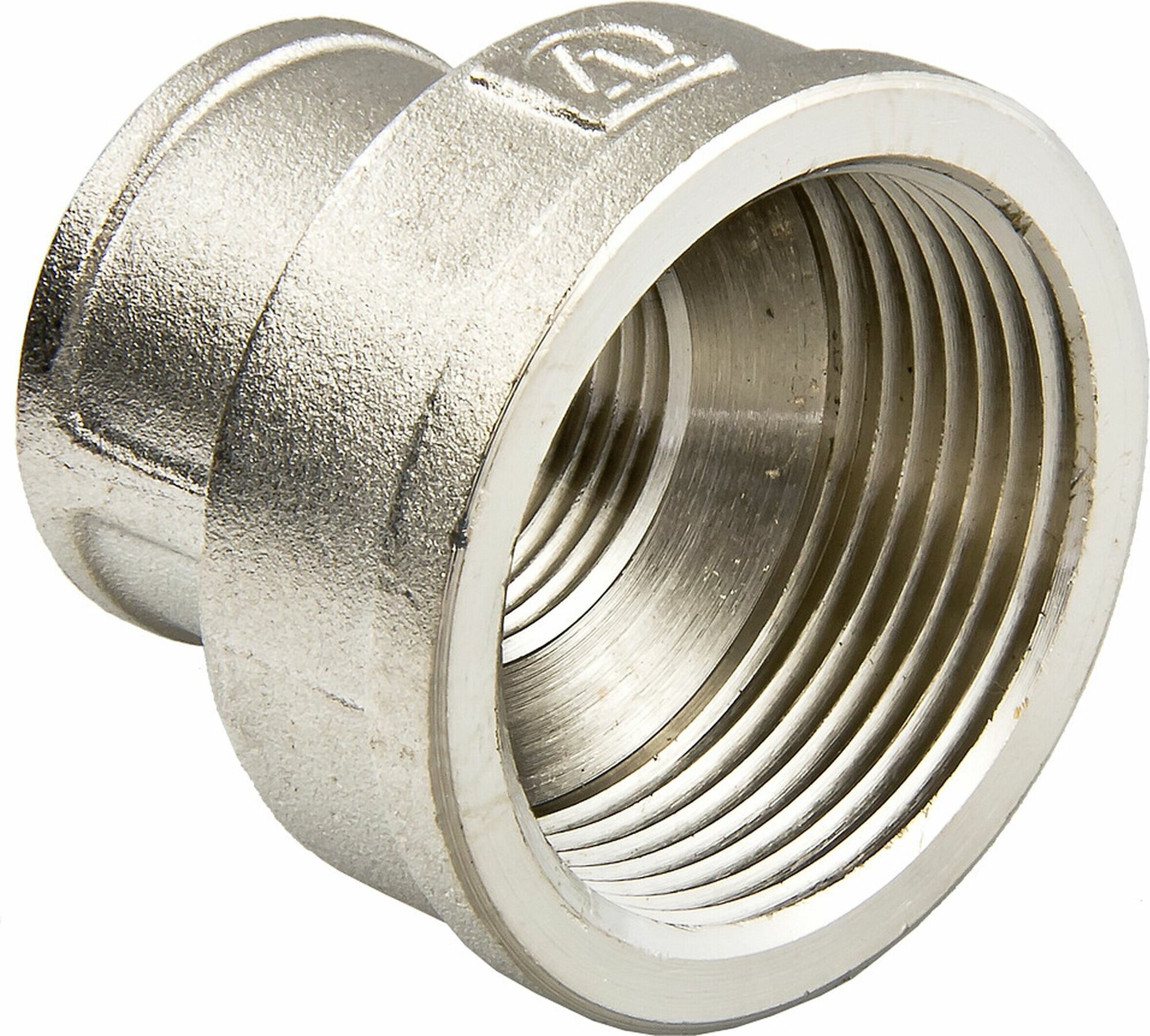 Муфта переходная латунь никелированная VALTEC 3/4" х 1/2"