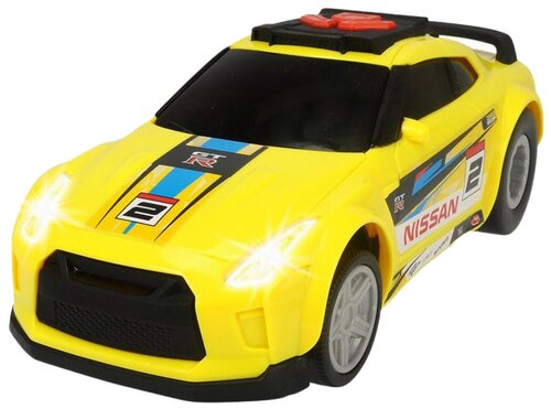 Легковой автомобиль Dickie Toys Nissan GTR (3764010), 25.5 см, желтый