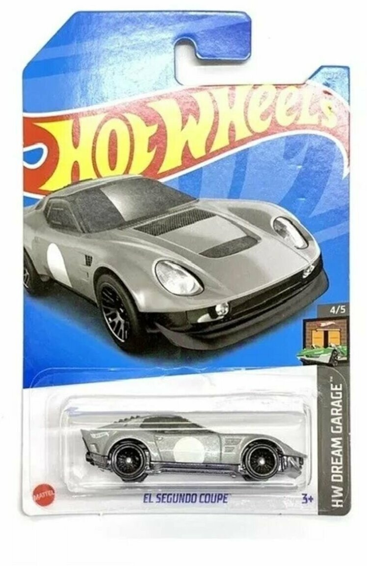 Машинка Hot Wheels коллекционная (оригинал) EL SEGUNDO COUPE серебристый HKG39