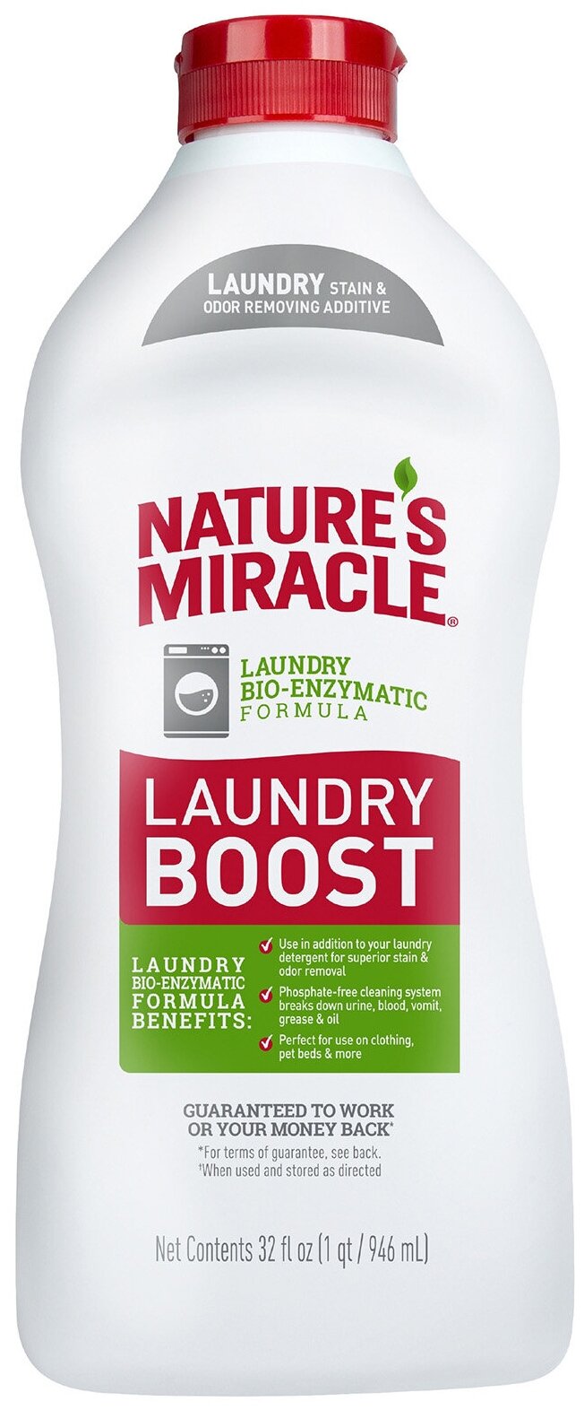 Уничтожитель пятен и запахов, для стирки, 946 мл NM LAUNDRY BOOST 32 OZ