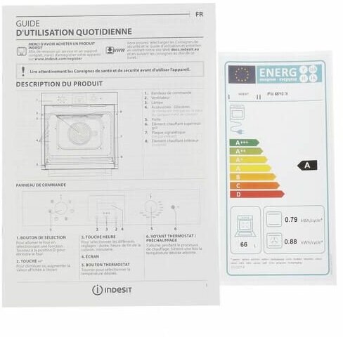 Indesit Духовой шкаф Indesit IFW 65Y0 J IX - фотография № 14