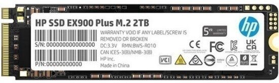 Накопитель HP SSD M.2 EX900 Plus 2Tb PCI-E x4, 3D TLC (35M35AA#ABB)