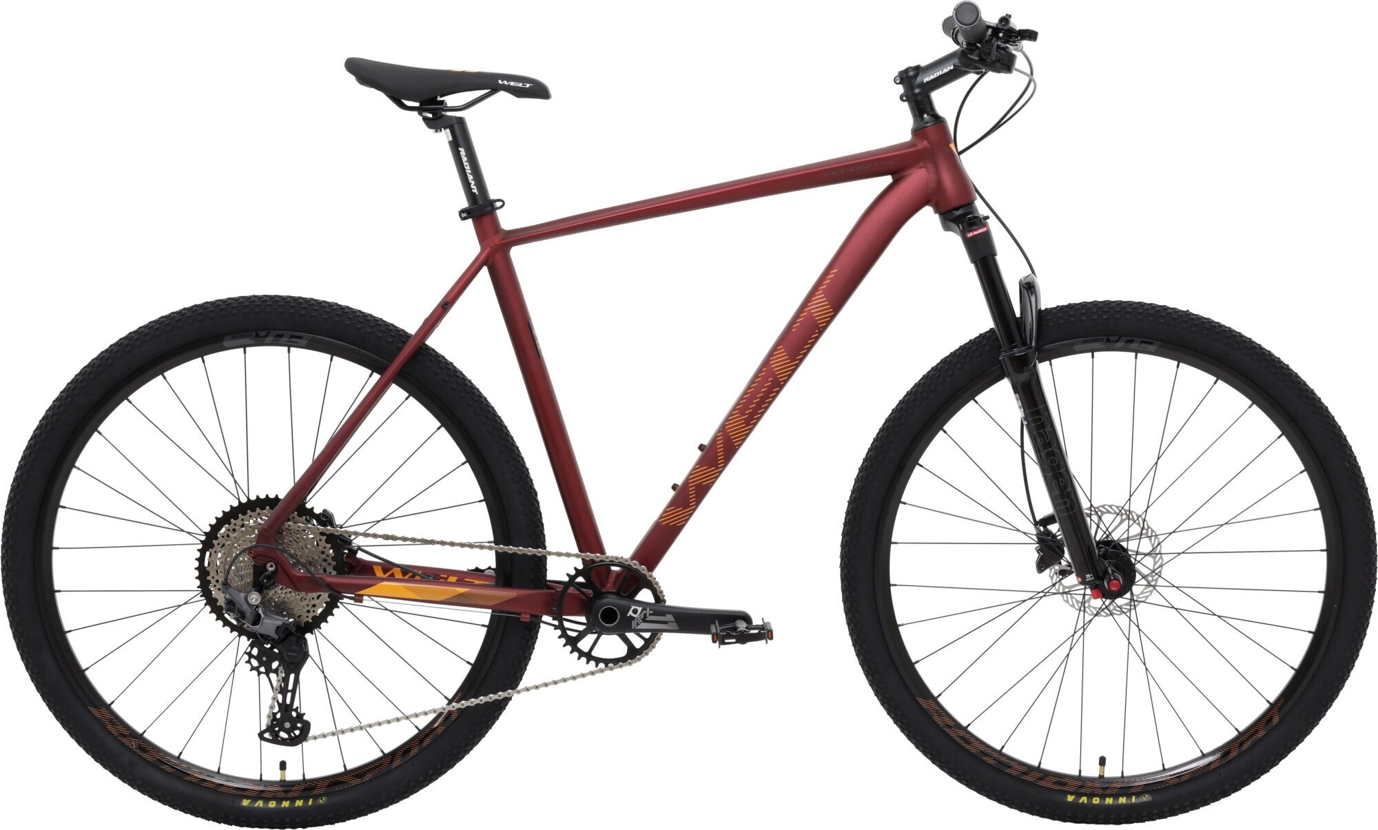 Велосипед WELT Ranger 4.0 29 -24г. (18" / красный )