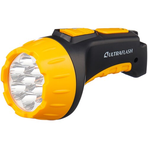 Ручной фонарь Ultraflash LED3807 черный/желтый ручной фонарь ultraflash led3815 черный желтый