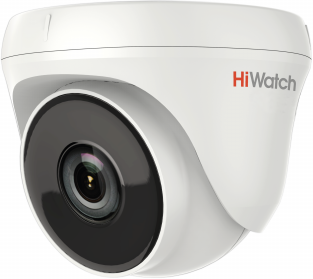 Видеокамера HD-TVI 2Мп уличная купольная с ИК-подсветкой до 20м (DS-T233 (2.8 mm) | код 300612190 | HiWatch (4шт. в упак.)